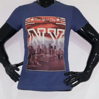 T-shirt en jersey imprimé pour homme, décontracté et tendance, à prix abordable, avec impression numérique, polyester/coton, fabricant turc