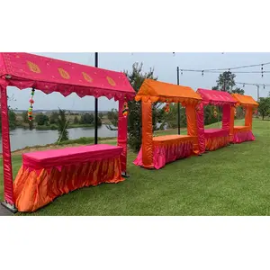 Ourwarm — balles de nourriture décoratives de mariage indien, pour nourriture, pour mariage, andonnoir, canopée de comptoir de nourriture, décoration