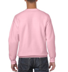 Sudaderas de cuello redondo de algodón 100% para invierno, forro polar antipilling, personalizables OEM/ODM, colores personalizados, teñido de color liso, hechas a medida. - Product Image 6