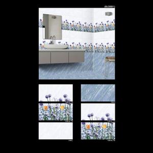 Azulejos esmaltados de cerámica decorativos de color blanco 30x60cm - Product Image 5