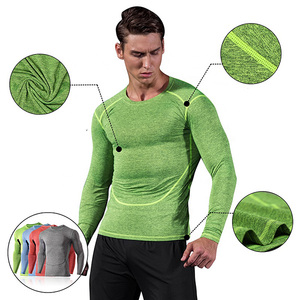 Camisetas Rash Guard Personalizadas para Hombre al por Mayor, Protección UV, Compresión, Traje de Baño de Manga Larga, Ropa Deportiva, Fabricante OEM - Product Image 1