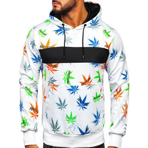 Pull d'hiver sur mesure pour hommes Tissu polaire à capuche blanc imprimé de haute qualité Polyester/coton Taille 6XL Vêtements à la mode - Product Image 6