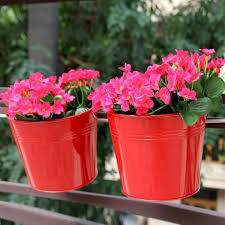 Macetero de metal fuerte para interior de plantas y flores, decoración para sala de estar, hogar, terraza, balcón y jardinería del hogar - Product Image 6