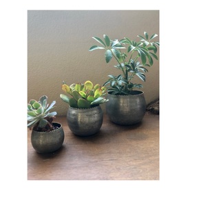 Ensemble de 3 baignoires en métal galvanisé pour pot de fleur utilisation jardin - Product Image 4