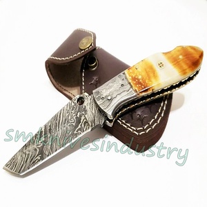 custom Damascus Hand Made Folding Knife (Smk1706) - Product Image 3