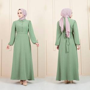 Nouvelle saison de robes modestes islamiques pour femmes-Abaya Kaftan tunique Kimono Hijab éthéré ethnique turc qualité inspiré Dubaï arabe - Product Image 2