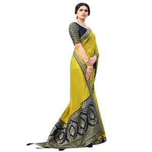 Ropa étnica Encaje Frontera Festival Desgaste Sari Piedra Trabajo Sari Fiesta Desgaste Boda Señoras Mujeres Desgaste Precio al por mayor Sari Fashon Alphanumero - Product Image 2