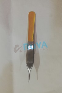 Phẫu Thuật <span class=keywords><strong>TC</strong></span> Cụ Vàng <span class=keywords><strong>Micro</strong></span> <span class=keywords><strong>Adson</strong></span> Mô Kẹp 1X2 Răng Nhíp Nha Khoa Phẫu Thuật Kẹp Thép Không Gỉ CE ISO - Product Image 2