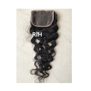 วิกผมคนสำหรับปิดแบบลอน4*4ทำจากลูกไม้เกรดวัดบราซิลเลียนจากอินเดีย - Product Image 1