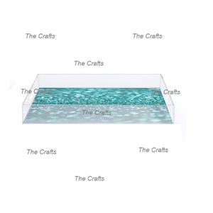 ถาดเสิร์ฟอะคริลิคดีไซน์สวยมาก รูปทรงสี่เหลี่ยมผืนผ้า สำหรับใช้ในครัว ใส่อาหาร ชา ขนม ราคาไม่แพง - Product Image 1