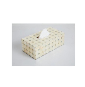 Servilletero de nácar, diseño antiguo, caja de pañuelos de color MOP, tamaño personalizado y superventas - Product Image 2