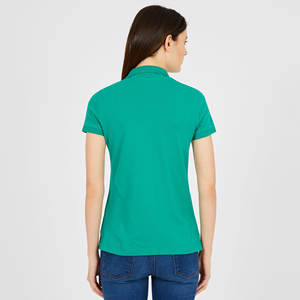 Camiseta Polo Personalizada para Mujer, Camiseta Ajustada, Transpirable e Informal con Etiqueta Privada, Estampado de Logotipo Personalizado A LA Moda - Product Image 5