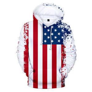Sudadera con capucha y estampado 3D del Día de la independencia de los Estados Unidos, Unisex - Product Image 1