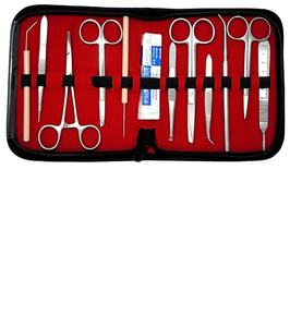 ชุดเครื่องมือแพทย์สำหรับนักศึกษา 5 ชิ้น สำหรับการผ่าตัดเล็กๆ กายวิภาคศาสตร์ เครื่องมือผ่าตัดเหล็กกล้าแบบใช้มือ - Product Image 1