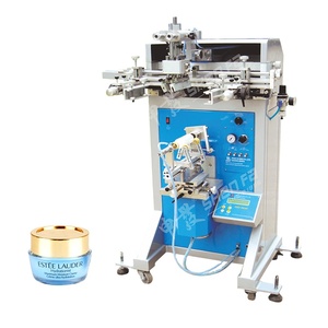 Bottle Screen Printing Machine for Ferfume Bottle Round Glass Plastic Cup Tube Printer Machinary Semi Automatic Print Equipment