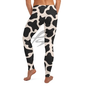 Leggings Deportivos de Cintura Media para Mujer, Estampado Animal, con Bolsillos, Control de Abdomen, Secado Rápido, Transpirables, Elásticos en 4 Direcciones - Product Image 2
