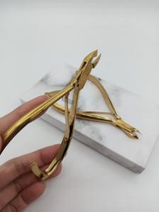 Alicates para Cutículas de Uñas de Alta Calidad, de Acero Inoxidable con Recubrimiento de Oro, Logotipo Personalizado, Herramienta de Belleza Profesional y Duradera GETUP - Product Image 6