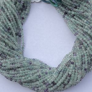 2mm 3mm naturel Micro vert Fluorite facettes gros perles de pierres précieuses brin dernière conception pour la fabrication de bijoux tendance maintenant offres - Product Image 5