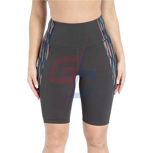 Short de motard pour femme Taille haute Compression Workout Running Yoga Short fournisseur - Product Image 4