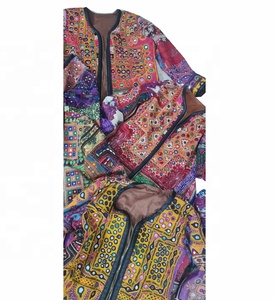Chaqueta de Mujer Estilo Boho Vintage de Ibiza, Nueva Colección, Bordado con Cuentas, Manga Larga, Cuello Redondo, Colores Surtidos, Acolchada, de Secado Rápido - Product Image 2