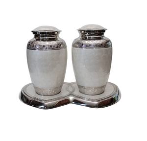 Urnas acompañantes de cremación funeraria de latón macizo para adultos pareja Fabricante Mayorista venta directa de fábrica - Product Image 1