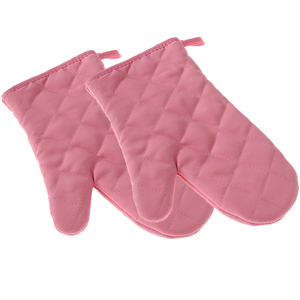 Guantes de cocina acolchados de algodón y poliéster, manoplas prémium resistentes al calor - Product Image 3