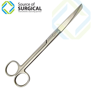 Tijeras de vendaje médico de acero inoxidable de alta calidad, Instrumentos dentales SH BL CV con tijeras de operación de hoja afilada - Product Image 1