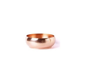 Cuenco de cobre para uso en restaurantes y utensilios de cocina y martillado con ensaladeras redondas para tamaño y venta personalizados - Product Image 3