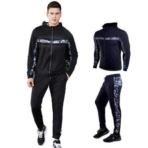 Survêtements personnalisés pour hommes avec fermeture éclair 100% polyester couleurs régulières manches longues avec votre propre logo pour la saison d'hiver des hommes - Product Image 5