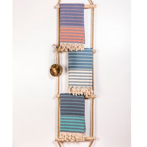 Toallas de Hammam Fouta Peshtemal Modernas de Lujo, 100% Algodón Puro, Personalizadas, a Rayas, Ecológicas, de Secado Rápido, Recicladas, del Mejor Exportador - Product Image 2