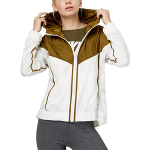 Veste coupe-vent de luxe personnalisable pour femmes, fermeture éclair en mouton imperméable de haute qualité, vêtements personnalisés pour jeunes femmes de grande taille - Product Image 1