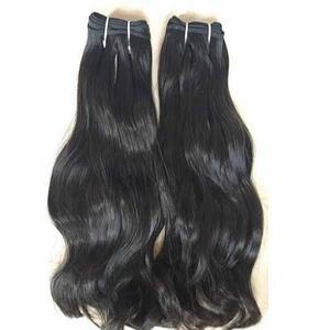 Extensiones de Cabello Humano Virgen Remy Ondulado Indio de Doble Trama a Máquina de Jai Ambey Exports - Product Image 3