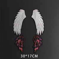 Autocollants brodés en forme d'aigle, appliques d'oiseaux à coudre, fleurs, ailes, transferts thermocollants pour la réparation de vêtements, patchs