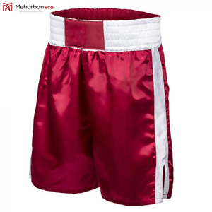 Pantalones cortos de boxeo transpirables, Logo y diseño de tela personalizada de alta calidad - Product Image 3