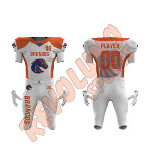 Uniforme de Football américain Sublimé Personnalisé Vente Directe D'usine Uniforme de Football Américain Pakistan - Product Image 5