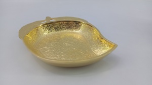 24 Carat Gold Plated Serving Bowl Gift <b>Item</b> Bowl with Spoon Unique Design Gold Dry Fruit Bowl Home and Table <b>Decor</b> - Product Image 6
