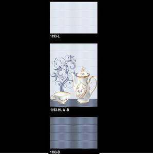 30x45cm กระเบื้องผนังพอร์ซเลนเซรามิกสีขาวเงา - Product Image 1