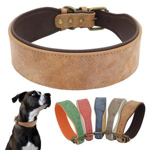 Haute Qualité Durable De Luxe En Cuir Confortable Chien Collier Laisse avec Boucle - Product Image 6