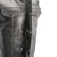 Gilet de moto en cuir décontracté pour homme de haute qualité, respirant, lavé, chaud pour l'hiver, imperméable, standard international