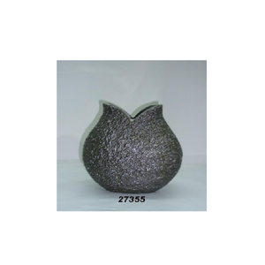 Florero de aluminio pulido de diseño moderno para decoración del hogar Florero de piso por fabricante - Product Image 1