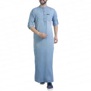 Dernière conception Thobes arabes brodé Jubbah Thobe fabriqué en usine - Product Image 3