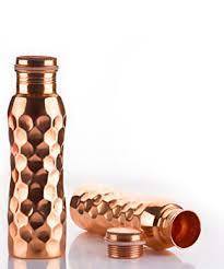 Vendeur chaud meilleur design bouteille d'eau en cuivre pur fabricant de gros bouteille d'eau en cuivre commande en gros auprès du grossiste indien - Product Image 4