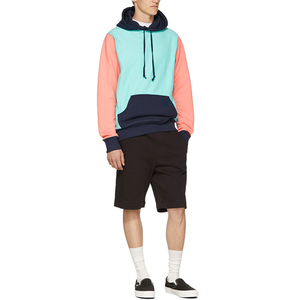 Sweat-shirts d'hiver pour hommes avec empiècements et logo personnalisé, en coton/polaire, écologiques et confortables - Product Image 4