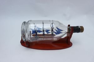 Giá để rượu XO sang trọng, kiểu dáng nằm ngang, làm bằng gỗ, dùng làm đồ trang trí treo tường & hộp đựng - Product Image 5