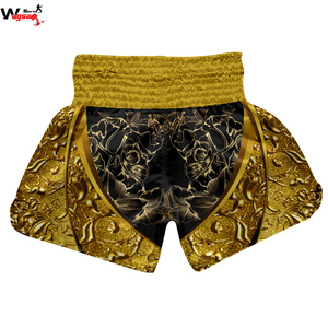 Cool Muay Thai Fighting Shorts All Over Printing Your Logo Boxing Training Shorts - Product Image 2