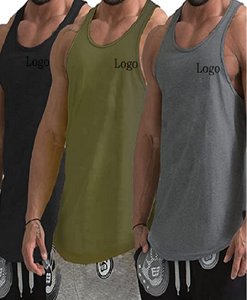 เสื้อกล้ามออกกำลังกายสำหรับผู้ชาย,เสื้อแขนกุดสำหรับใส่ออกกำลังกายเนื้อผ้าคุณภาพสูงและสวมใส่สบาย - Product Image 3