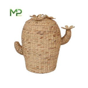 Vietnam-Made Natural Water <b>Hyacinth</b> Storage <b>Baskets</b> - Product Image 4