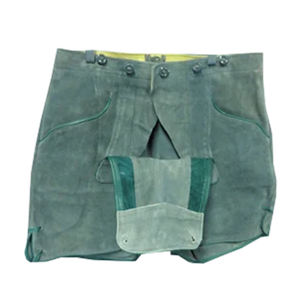 Shorts d'hiver en cuir de vache pour hommes, culotte de Style cirée avec Logo personnalisé pour garçons - Product Image 6