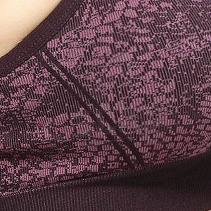 Sujetador deportivo para mujer, ropa deportiva para Yoga, sin costuras, acolchado, de realce - Product Image 4