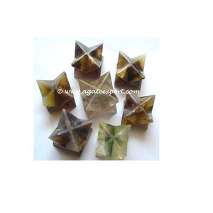 Artesanía de piedra semipreciosa India Multi fluorita Merkaba Star Healing/Meditation: Mayorista, proveedor y fabricante de ágata - Product Image 1